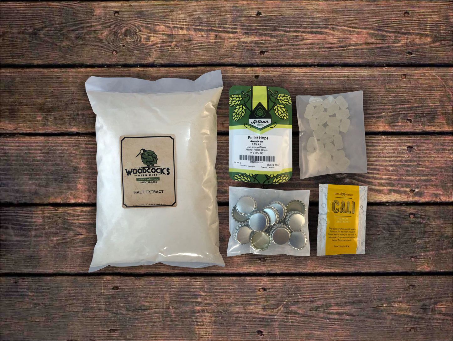 Woody Mountain Wheat - 2-Gallon Beer Making Ingredient kit