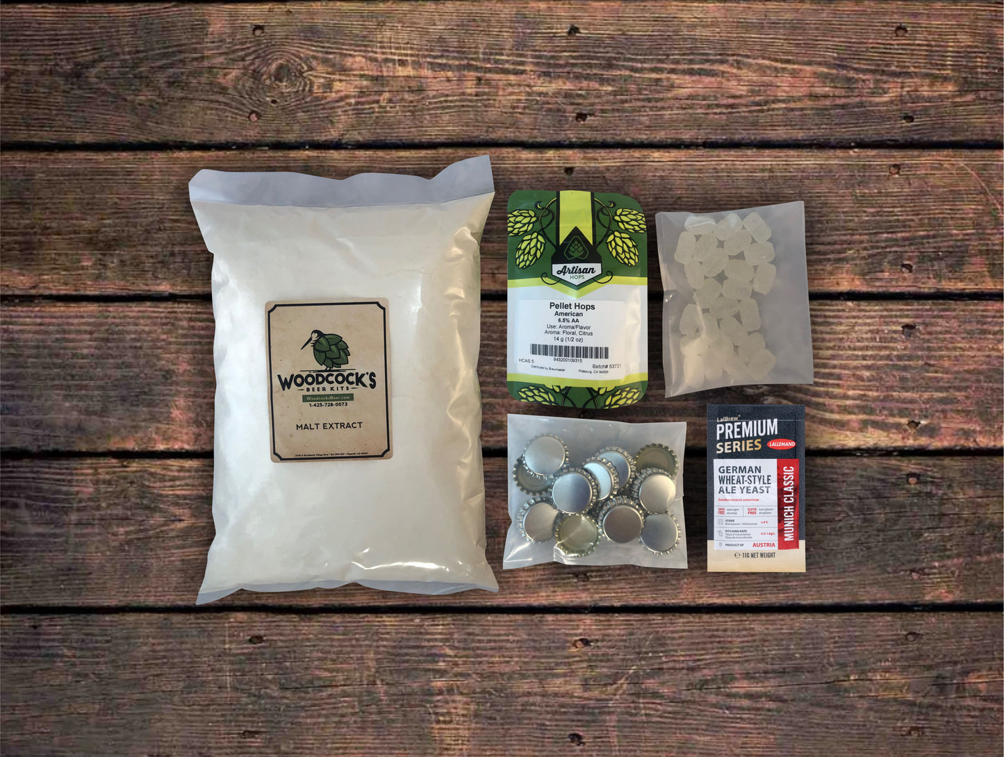 Happy Jack Hefe 2-Gallon Beer Making Ingredient kit