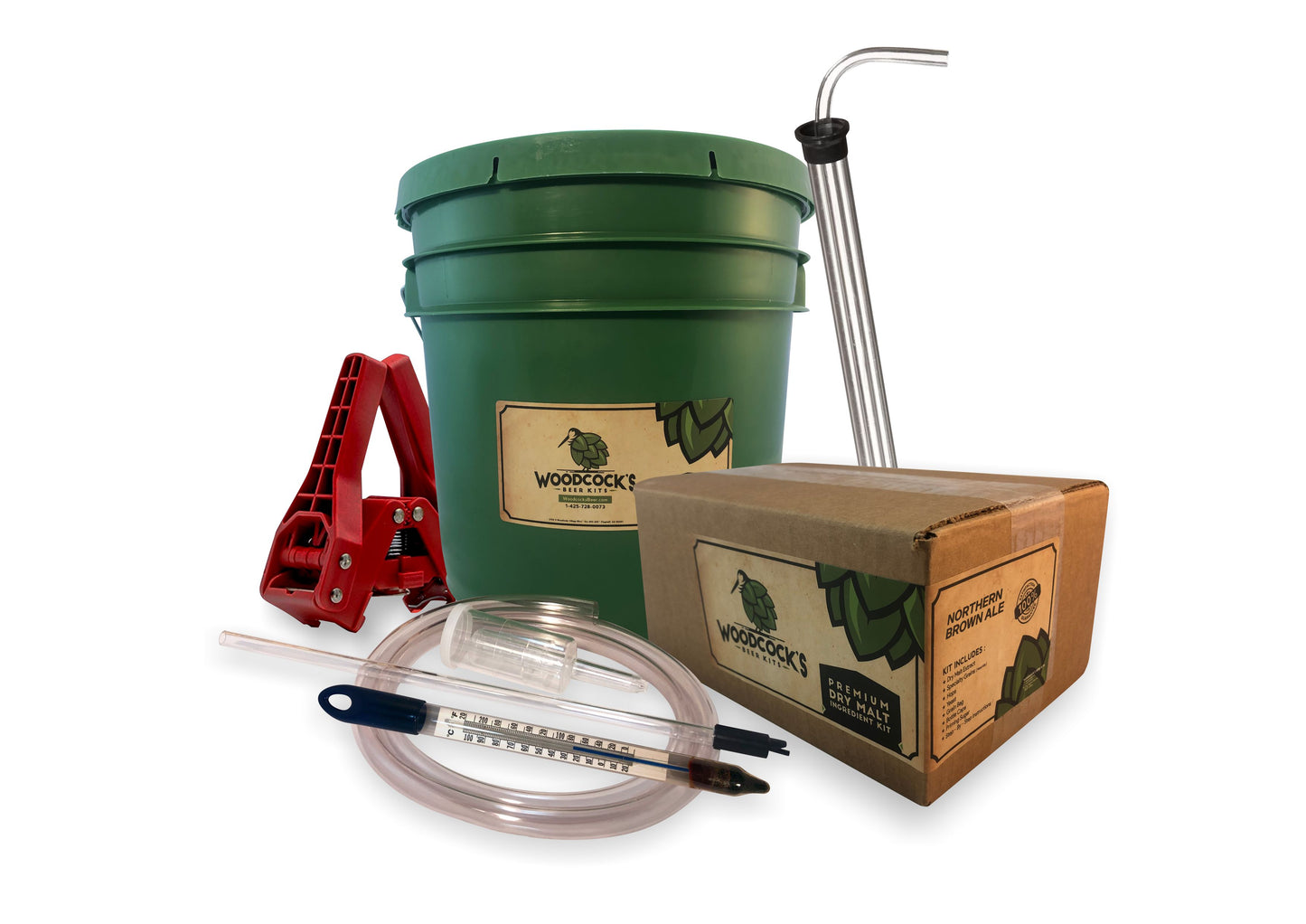 Brew Your Own Beer Starter Kit with Clyde's Northern Brown Ale  - 2-Gallons